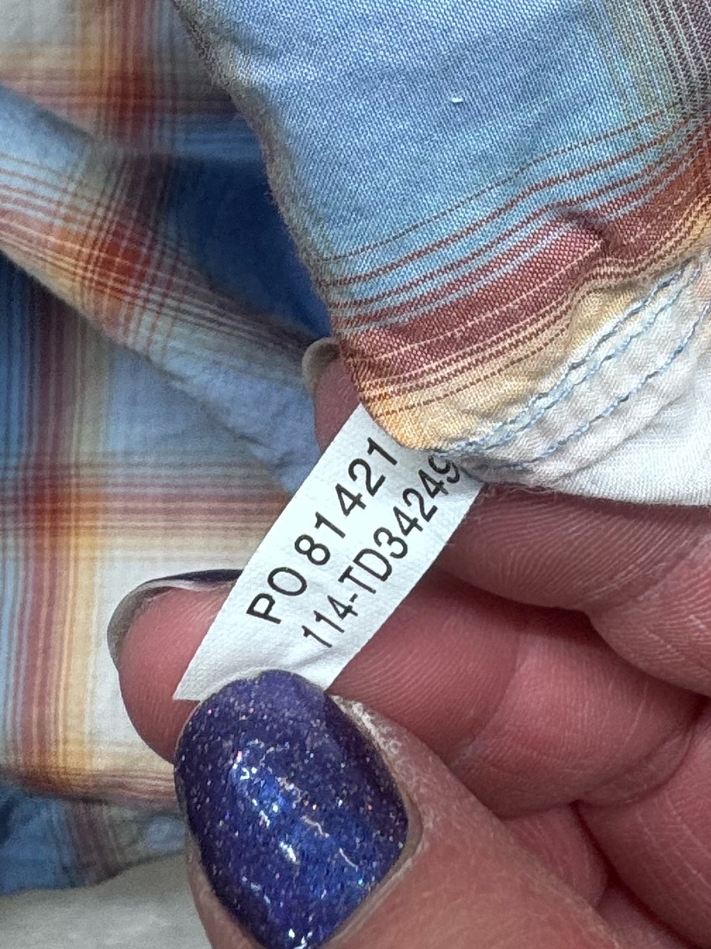 Tommy Bahama Jeans Blue Plaid Short Sleeve Button Front Shirt XL - Picture 9 of 12